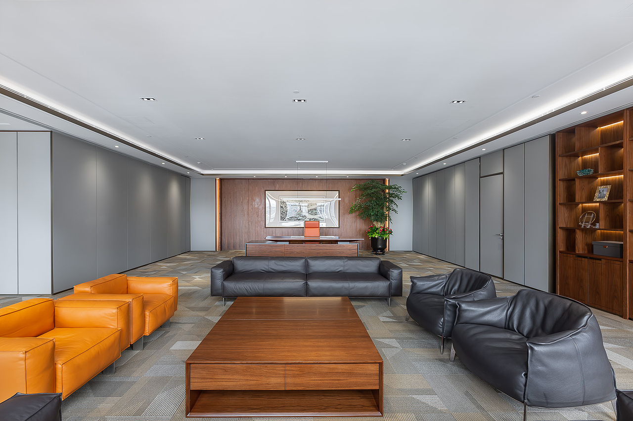 办公空间摄影 | 上海绿地大基建总部（图ZMjQ2OTM4MjQ0） - 环境/建筑摄影 - 站酷设计师明辰空间摄影原创素材 - 站酷ZCOOL