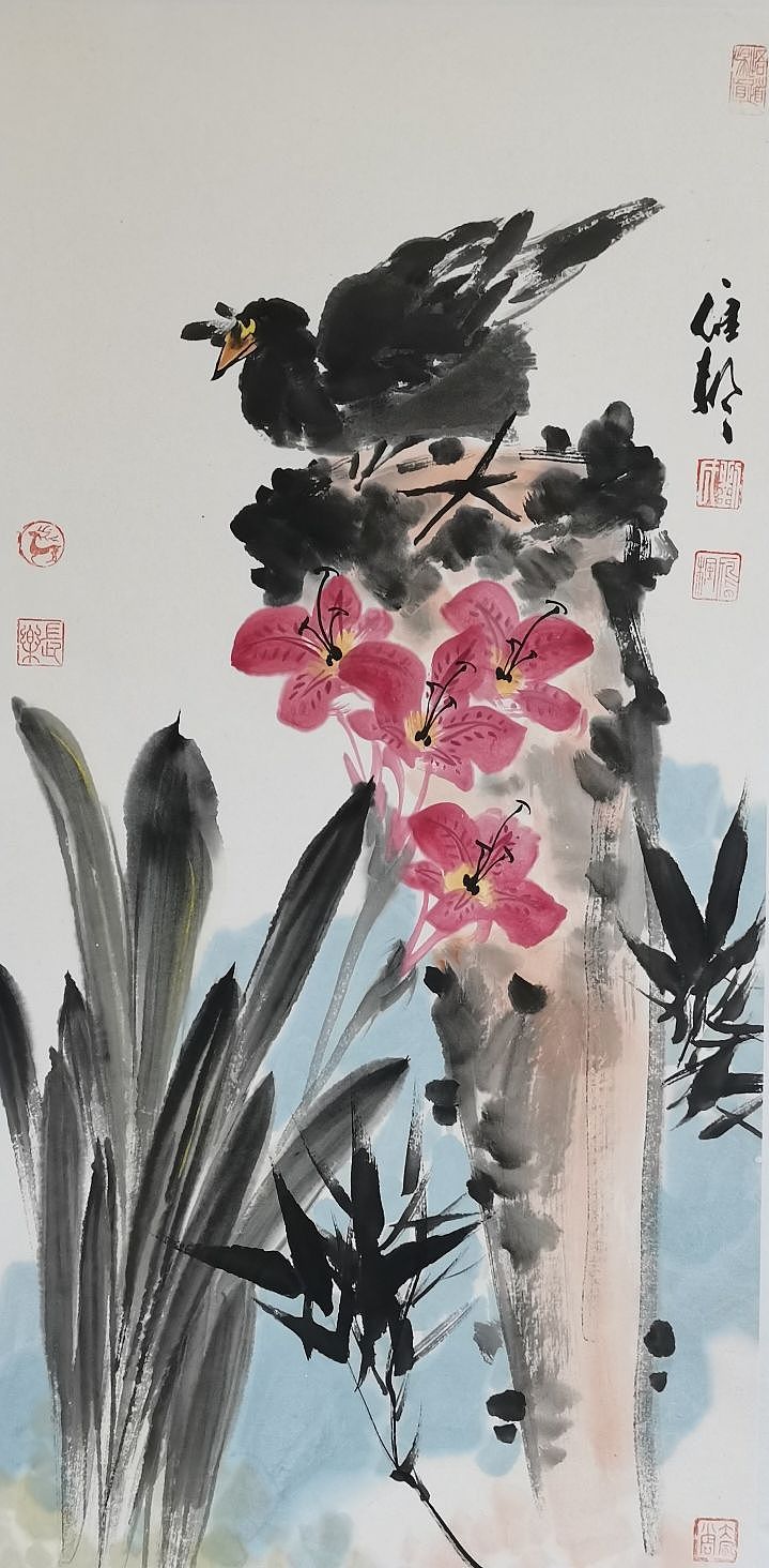 国画花鸟（图ZMzYyMzM2OTg0） - 绘画 - 站酷设计师画家刘雁枫原创素材 - 站酷ZCOOL