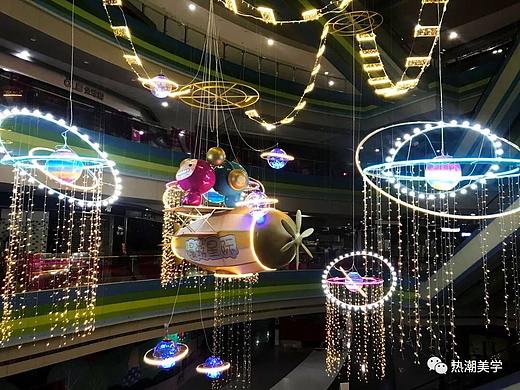 慈溪保利漫游星际主题灯光吊饰