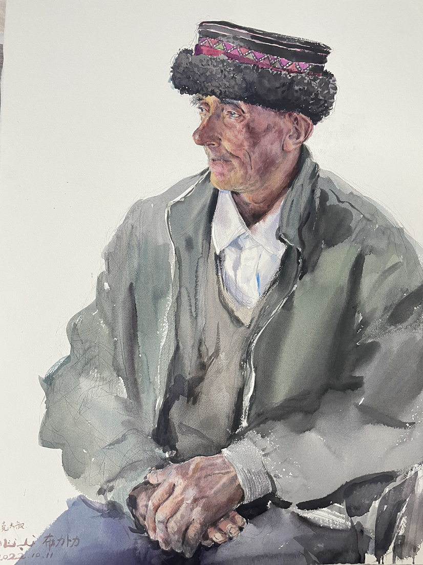 塔什库尔干水彩人物写生记录（图ZMzE4ODQxOTA0） - 绘画 - 站酷设计师Hi_Fanqi原创素材 - 站酷ZCOOL