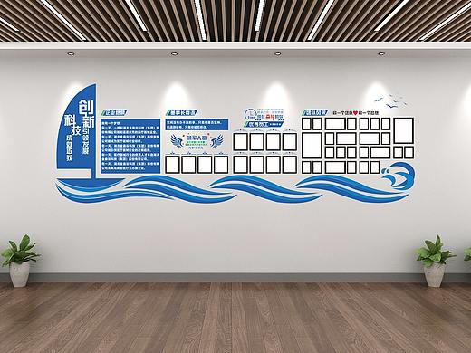 企业文化展板墙贴