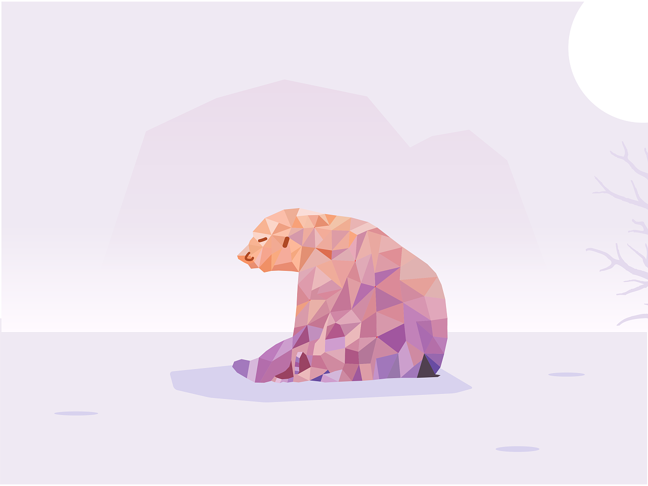 low poly插画 - 原创作品 - 站酷(zcool)