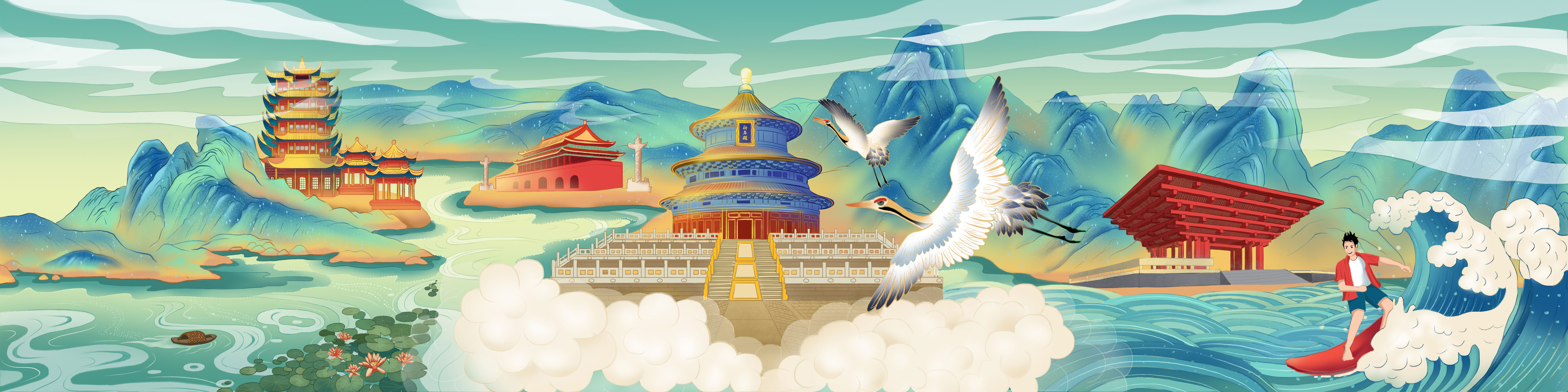 晴子插画的个人主页（封面预览） - 主页封面设置 - 站酷设计师晴子插画原创素材 - 站酷ZCOOL