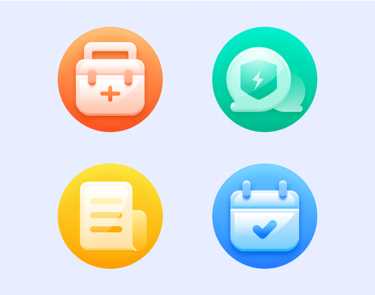 一学就会 | 医疗类金刚区图标|(含教程)