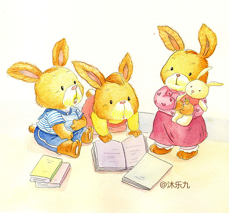 兔子绘本（图ZMTAyNDMzMjUy） - 绘本 - 站酷设计师沐乐九原创素材 - 站酷ZCOOL