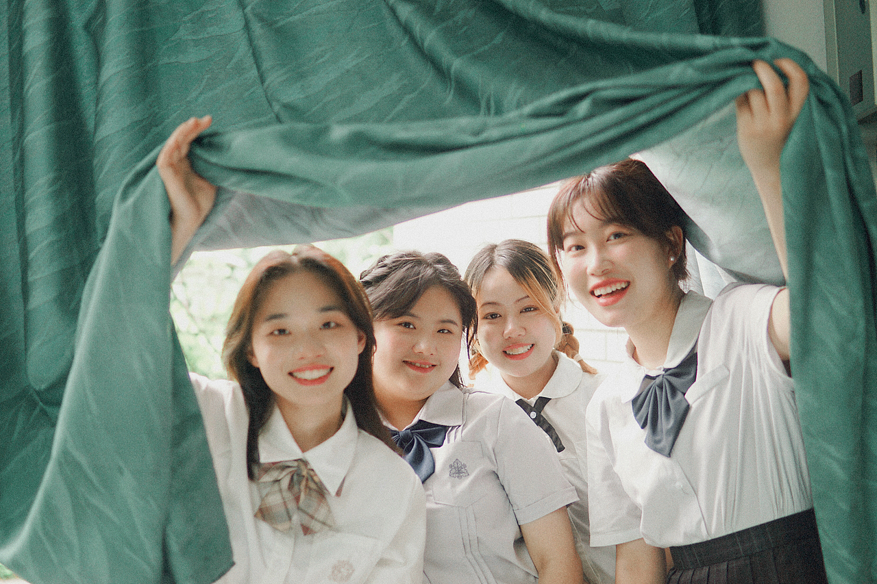 校园影像-一组毕业照