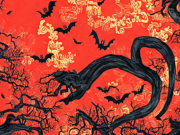 #AI創(chuàng)作實驗室#萬圣節(jié)怪奇插圖