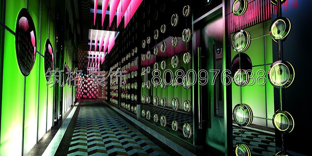 金郎娱乐会所-重庆KTV设计案例-重庆KTV装修-KTV怎么设计更吸引顾客【筑格装饰】