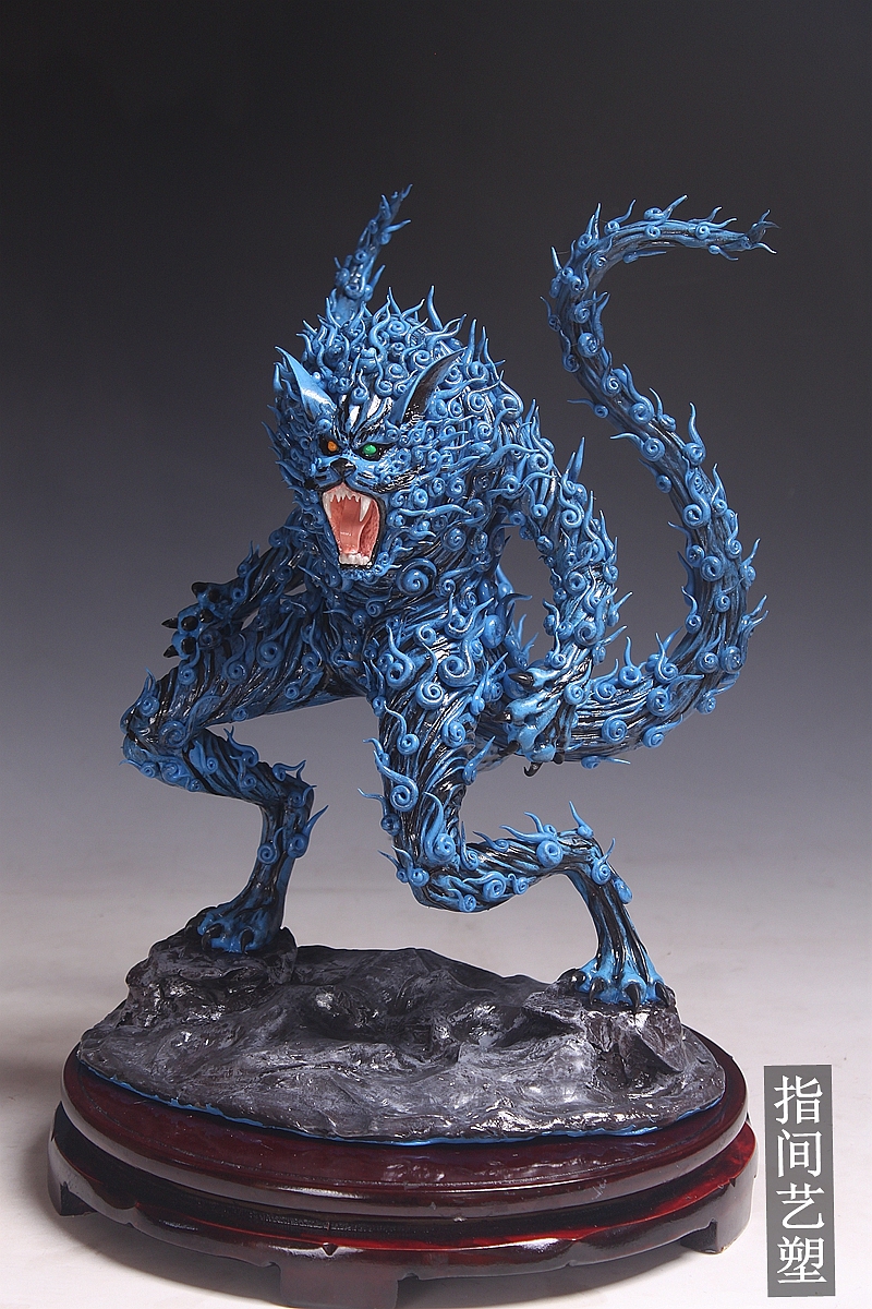 面塑(二尾)|手工艺|手办/模玩|贺加贵3d翻糖_原创作品-站酷zcool