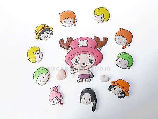 糖艺社马卡龙蛋糕--海贼王系列