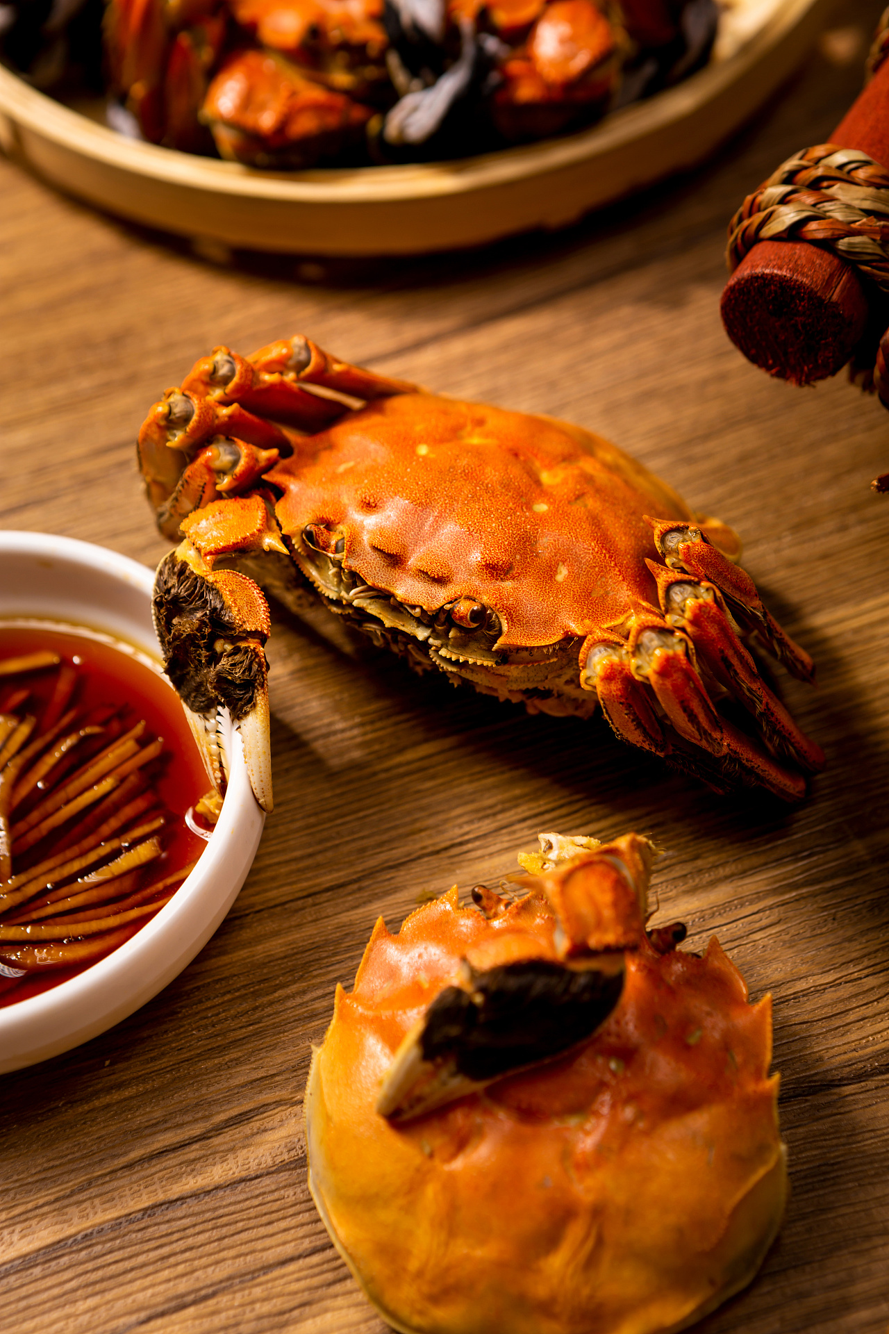 中式氛围大闸蟹