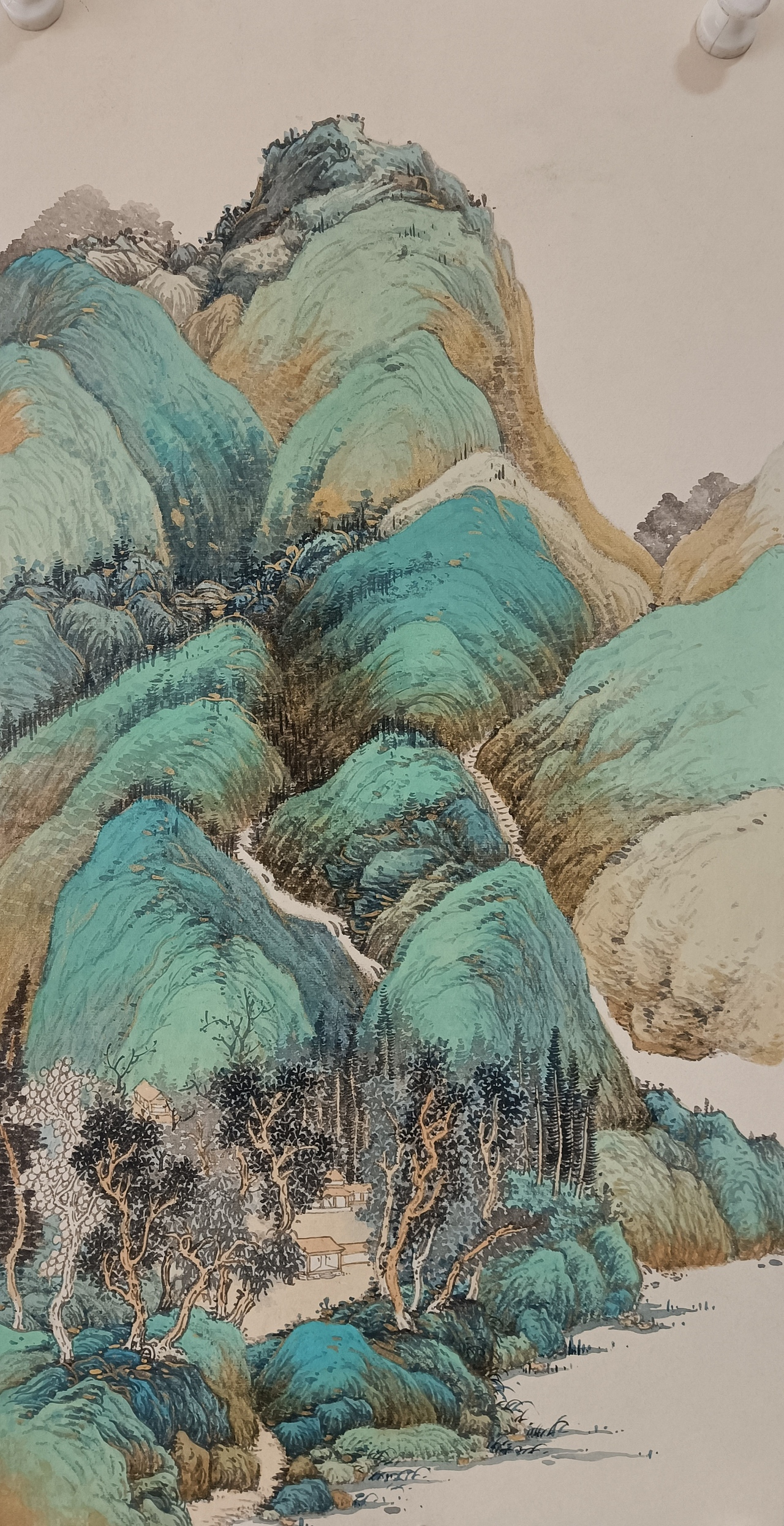 传统国画青绿山水（图ZMjc5NjcwODMy） - 绘画 - 站酷设计师孟振华原创素材 - 站酷ZCOOL