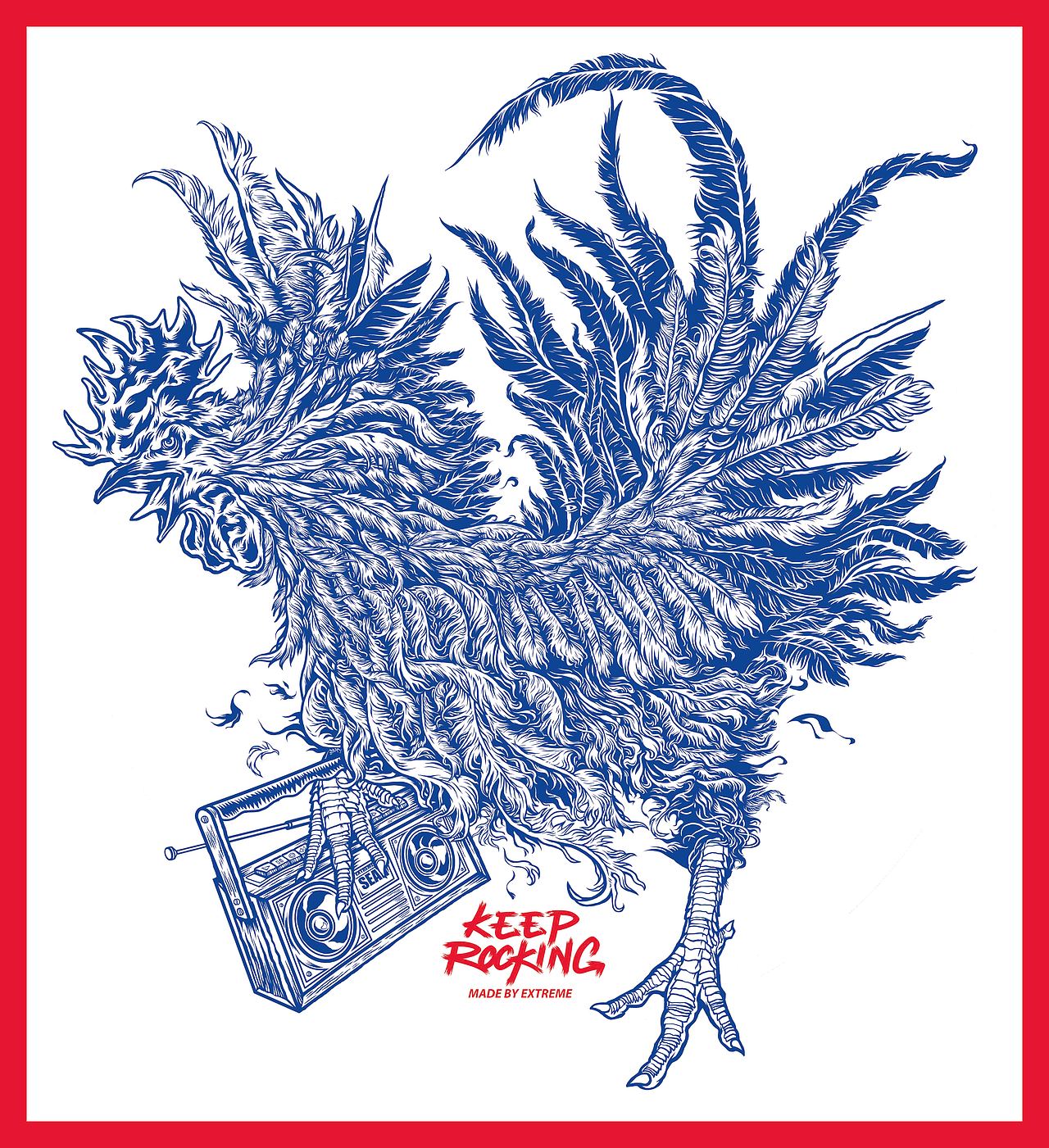 细节流画了两个多月,想参加个插画展来着,后来忙着忙着就给忘了,所有人看到这幅都说画的好细,其实我想表达的是,在细节背后赋予主体物的一种人性的表达,在狂躁和克制中的一个平衡,可惜少有人能看得懂