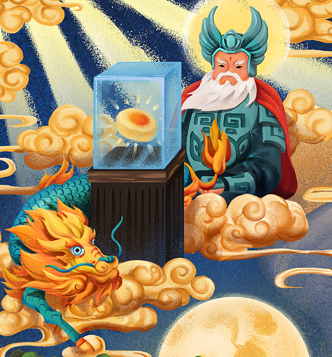 妙手回潮 x 国家宝藏包装插画（图ZMTc2Nzc0ODEy） - 商业插画 - 站酷设计师阿角_danty原创素材 - 站酷ZCOOL