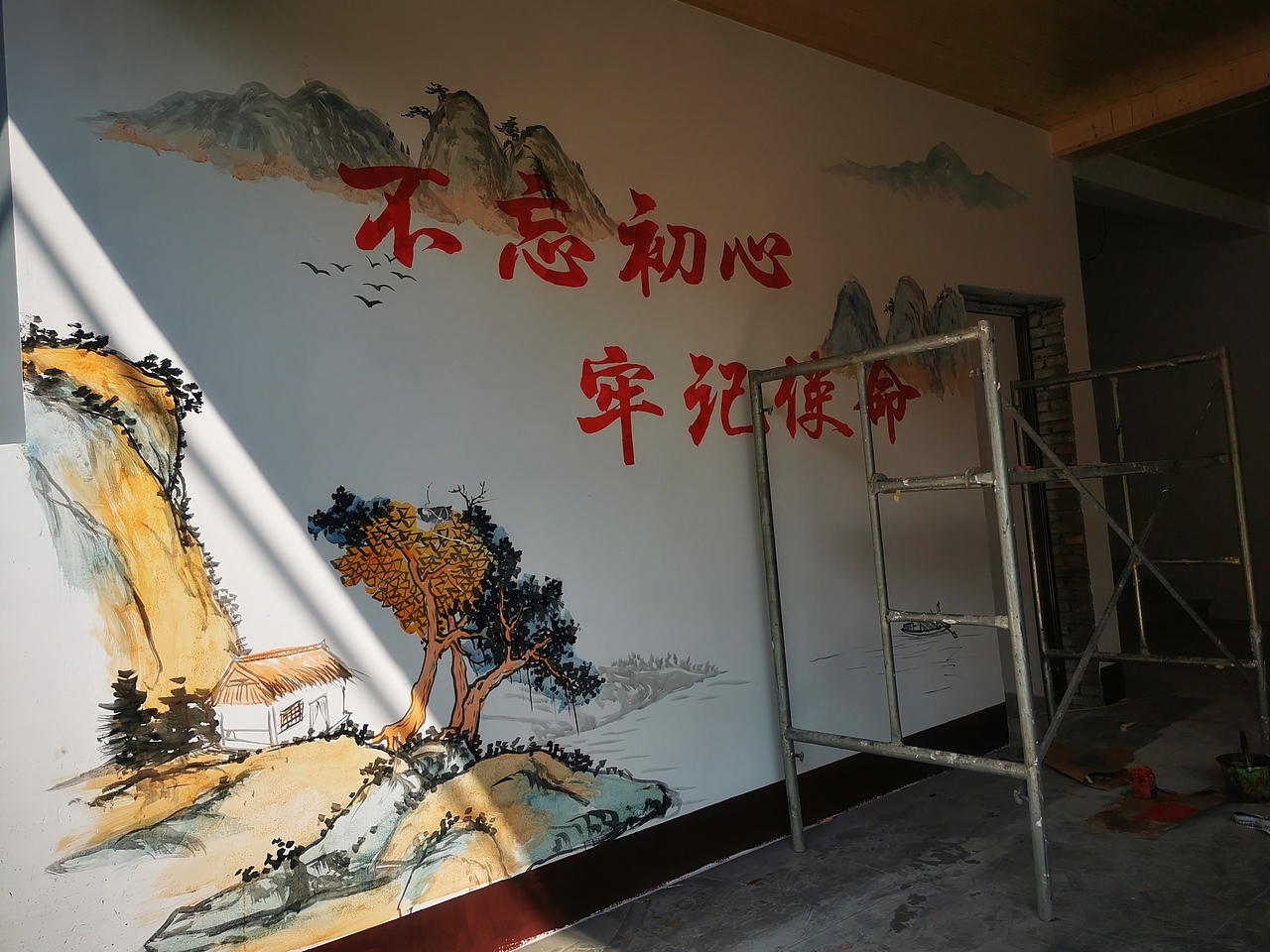 泰顺大志墙绘作品（图ZMTg5MjAxMTIw） - 绘画 - 站酷设计师噢噢等你们原创素材 - 站酷ZCOOL