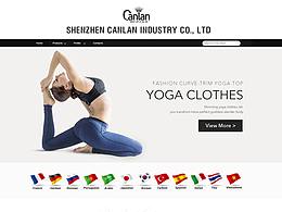 服装行业模板首页