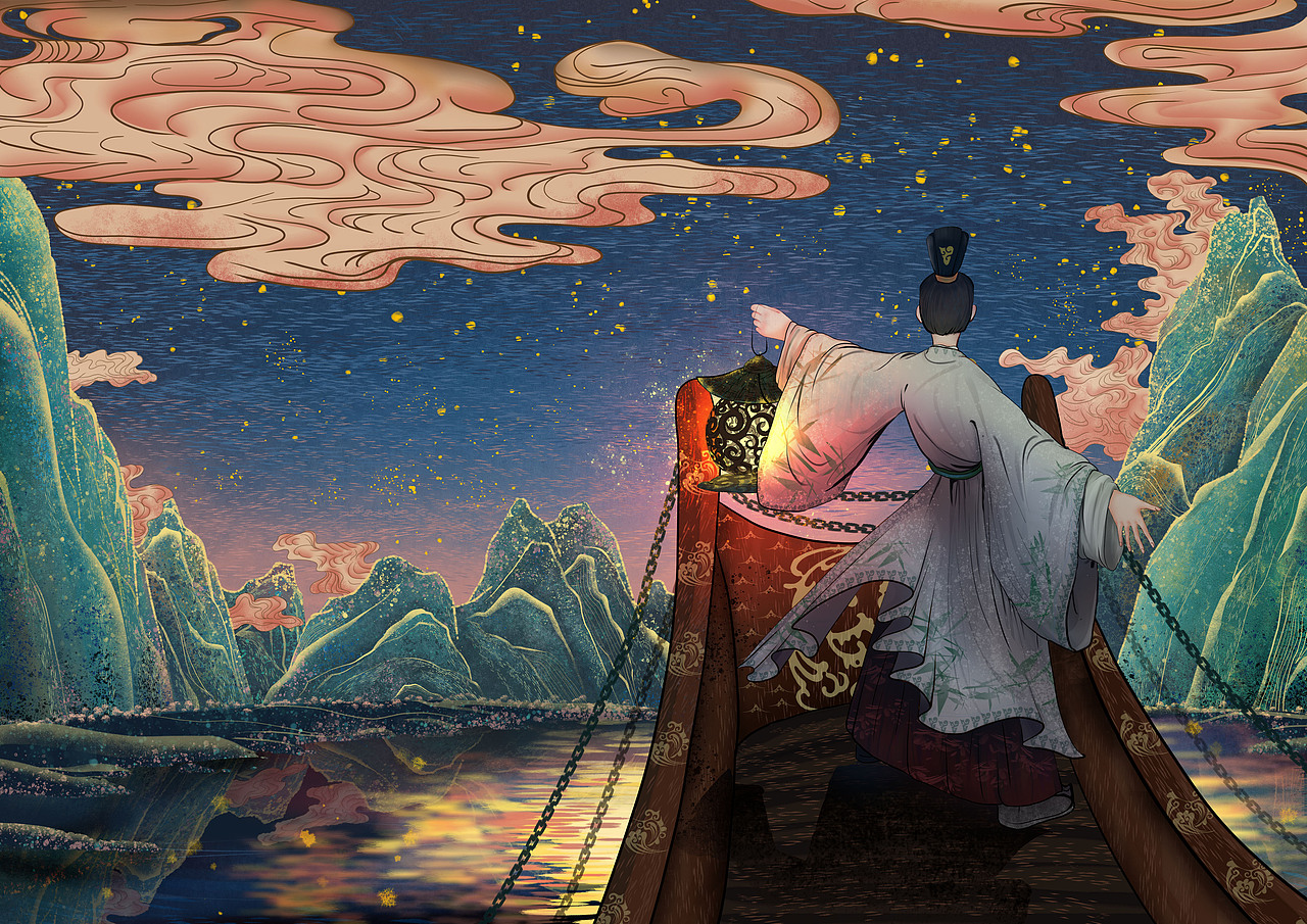 寻仙山|插画|创作习作|马小奚_原创作品-站酷zcool