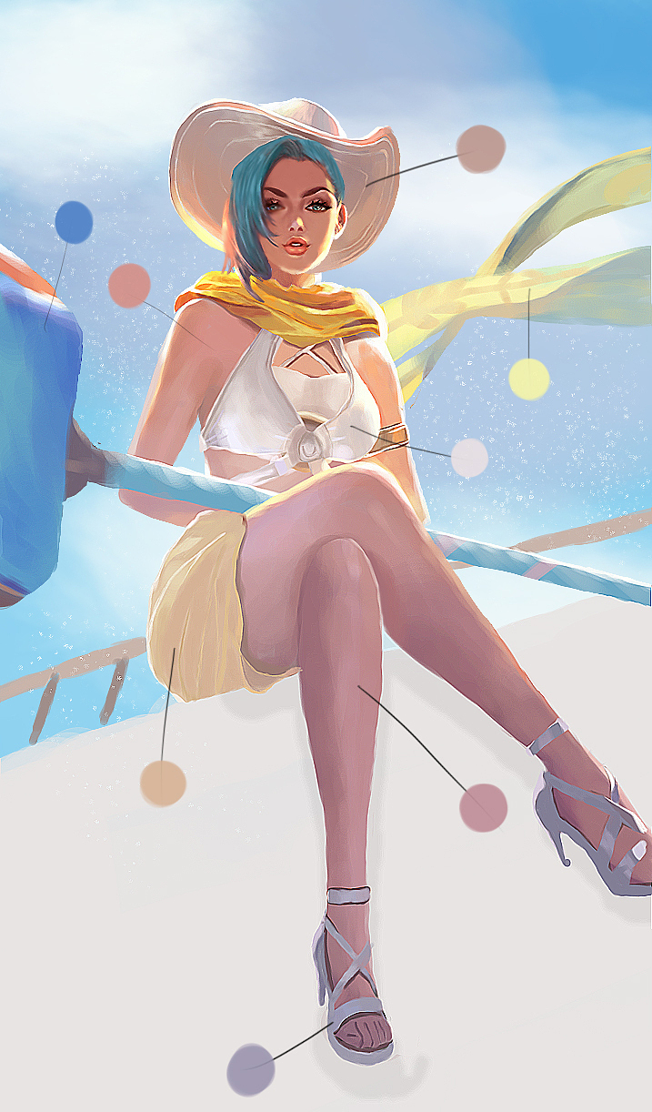 王者荣耀钟无艳（图ZMTkxMjk1NTQ0） - 创作习作 - 站酷设计师青木爱设计原创素材 - 站酷ZCOOL