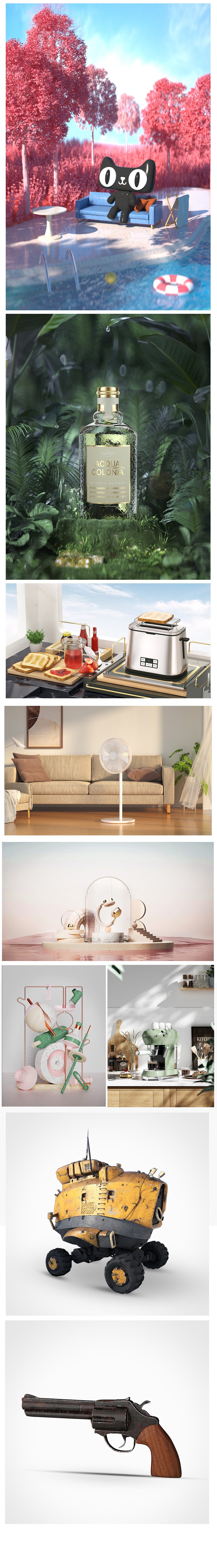 最近练习的一些渲染作品~~~