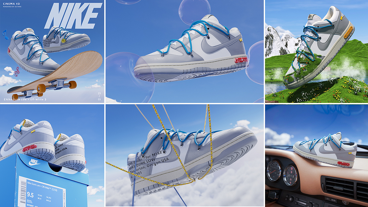 【渲染-通吃岛】NIKE DUNK×OFF-WHITE