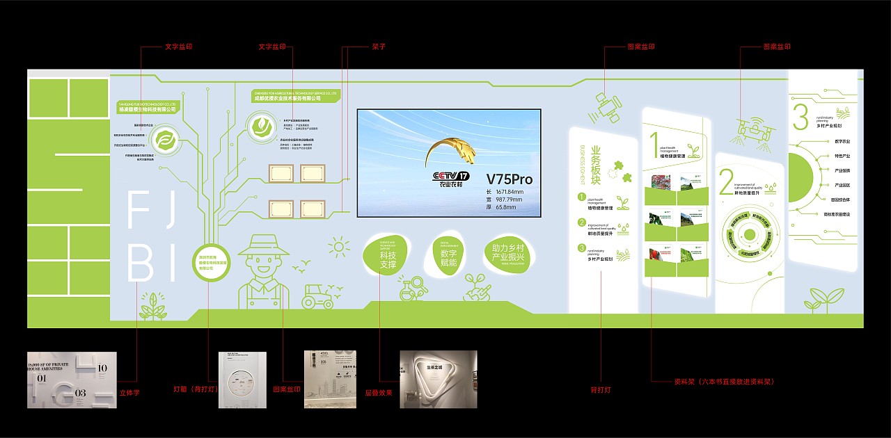 深圳市前海馥稷生物科技发展有限公司背景墙（图ZMzM5ODQwOTQ4） - 展陈设计 - 站酷设计师2292281643原创素材 - 站酷ZCOOL