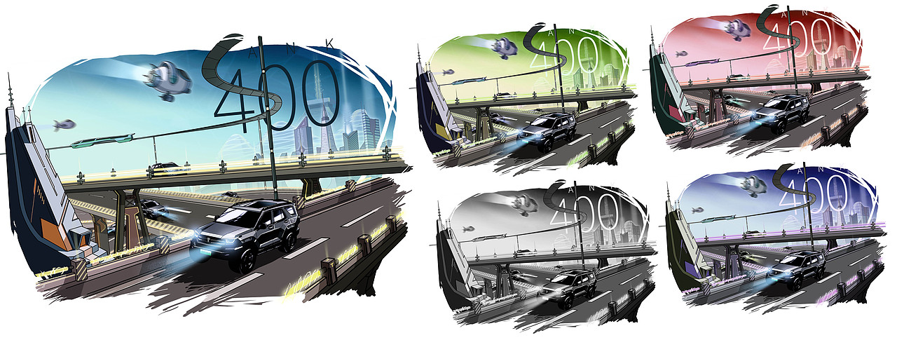 坦克400 - 越野 正当时（图ZMzUyMzIzMzg4） - 商业插画 - 站酷设计师左逍唯原创素材 - 站酷ZCOOL