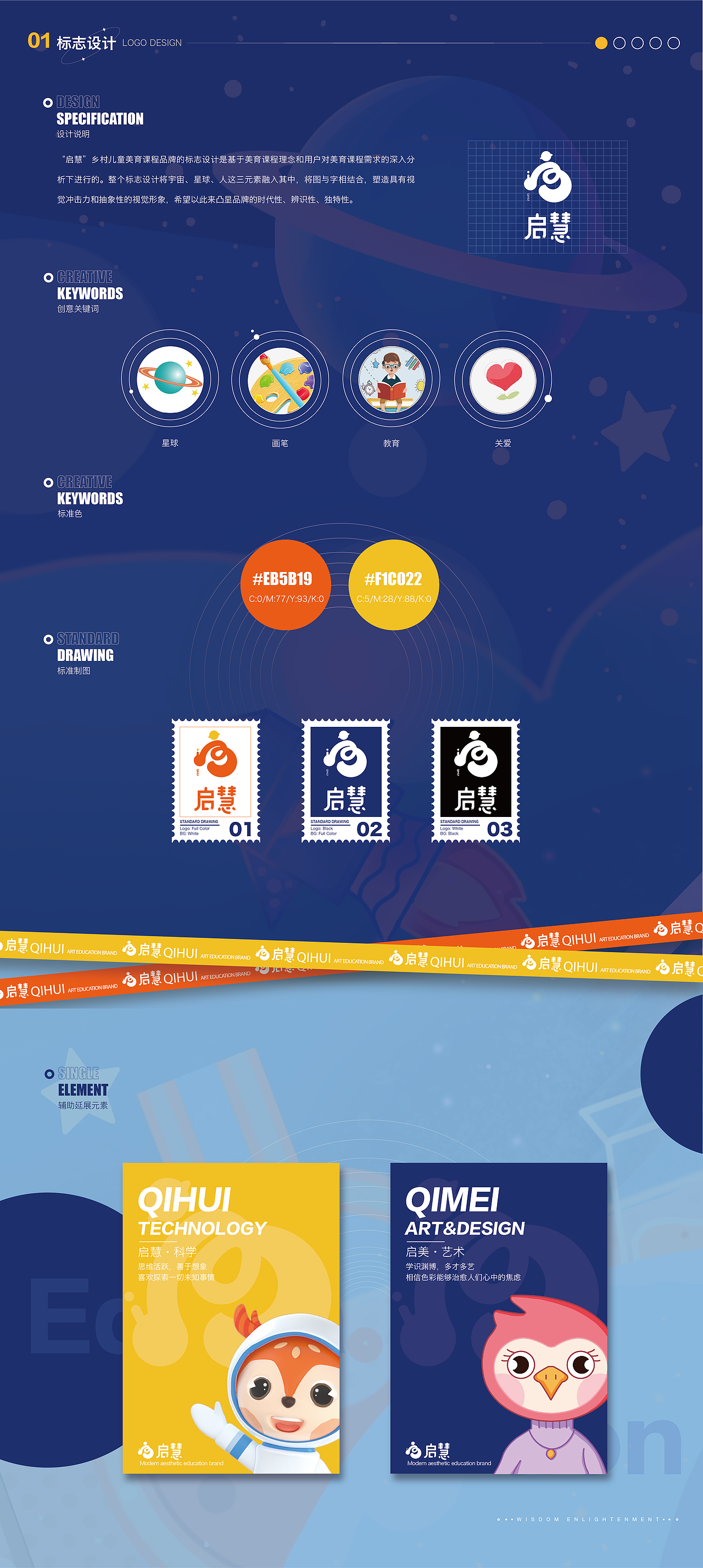 启慧乡村儿童美育课程品牌设计（图ZMjk3MzI5MTgw） - 品牌 - 站酷设计师summerin00原创素材 - 站酷ZCOOL