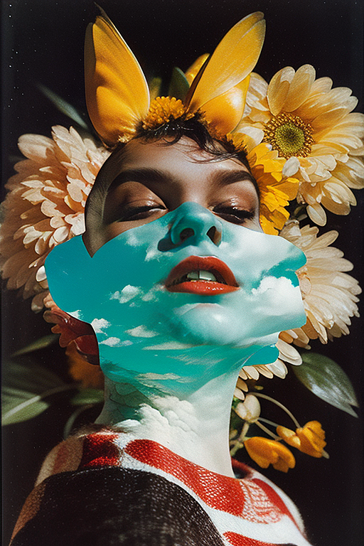 SD自炼LORA：collage art style【拼贴艺术】（图ZMzQ1NjIwMDI4） - AI作品 - 站酷设计师UltraZrq原创素材 - 站酷ZCOOL