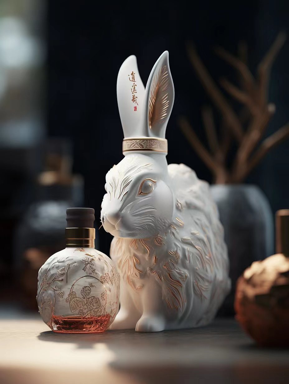 十二生肖白酒包装设计-兔年（图ZMzQwMDczMjQw） - 包装 - 站酷设计师真象哥原创素材 - 站酷ZCOOL