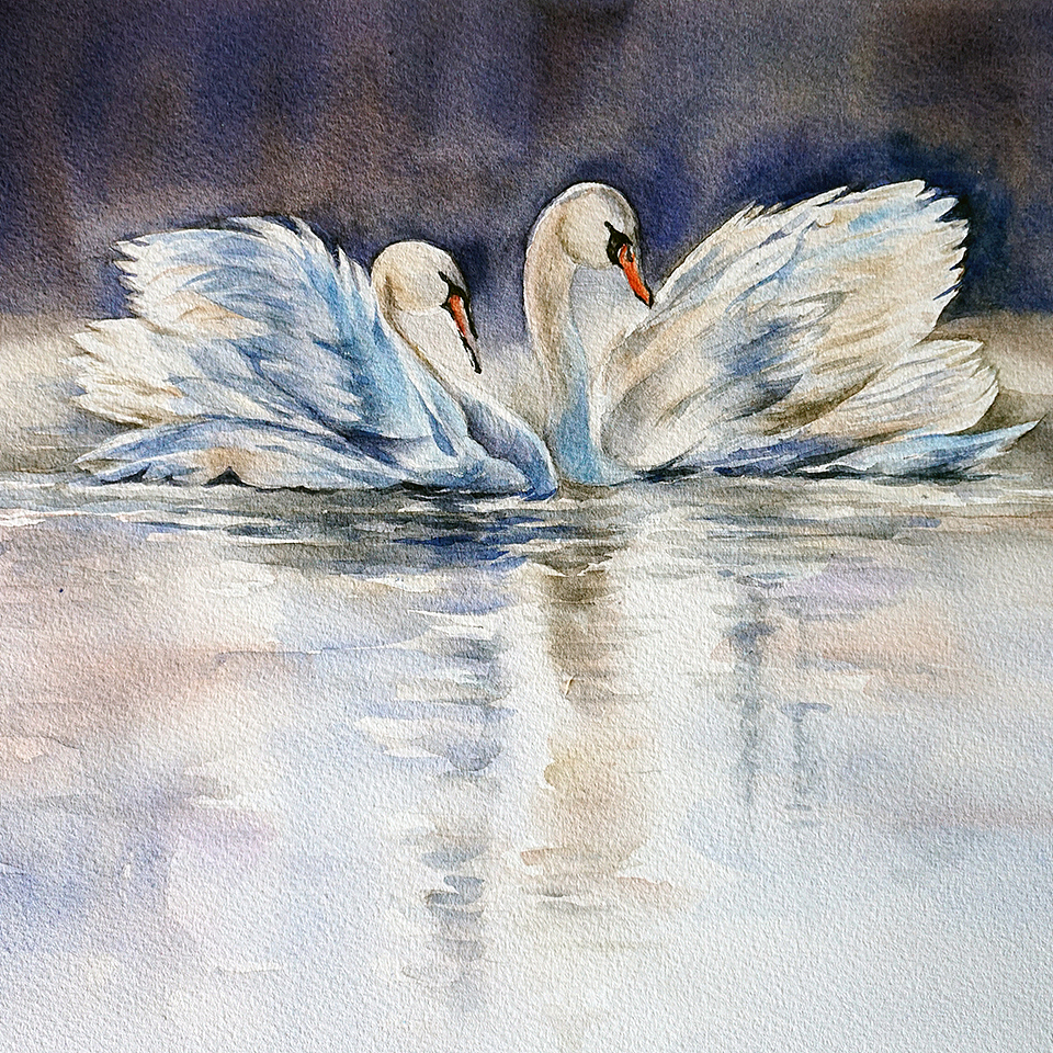 夏日水彩绘画写生记录,七月再见,八月你好!