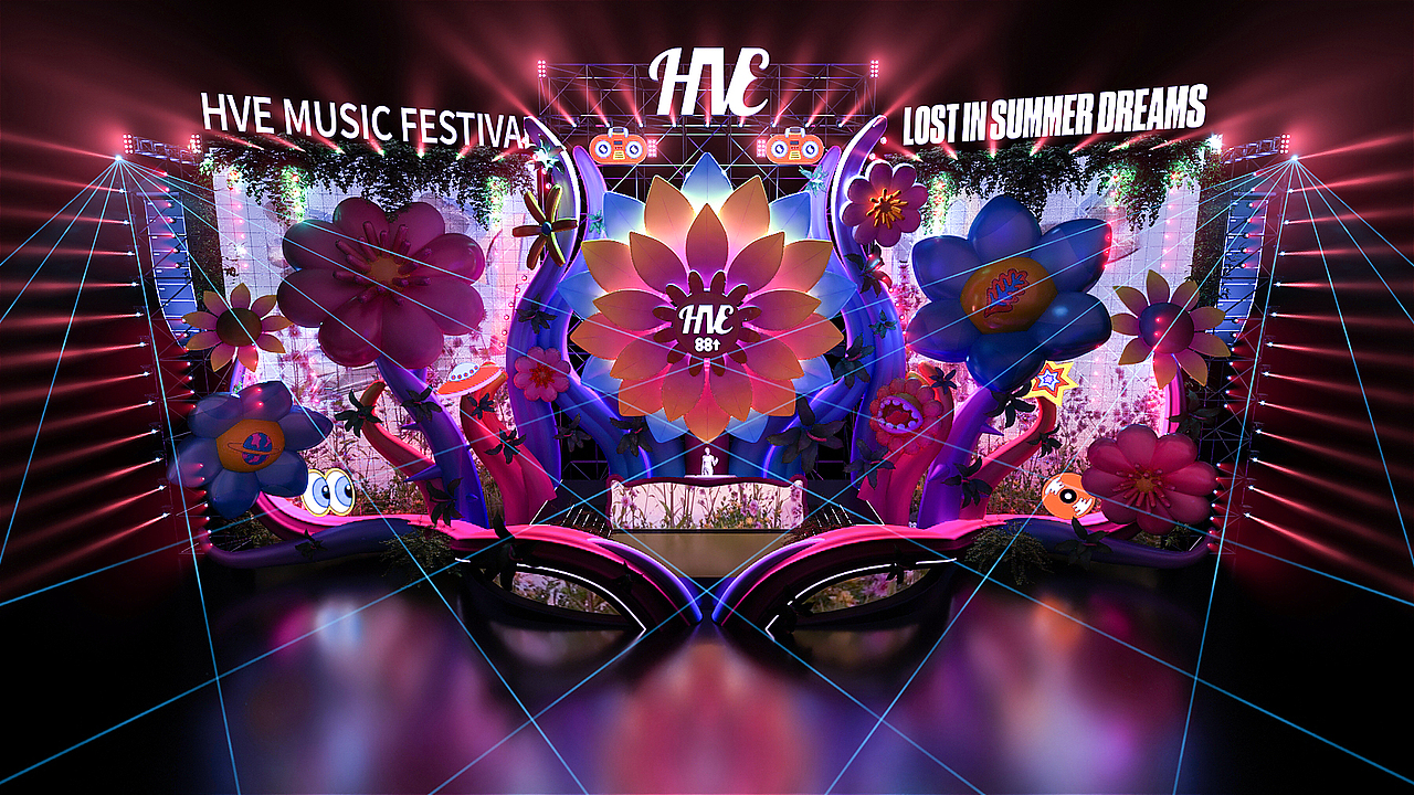 欢乐谷HVE电音节（图ZMzQyMDI0OTUy） - 场景 - 站酷设计师吃一个甜甜圈原创素材 - 站酷ZCOOL