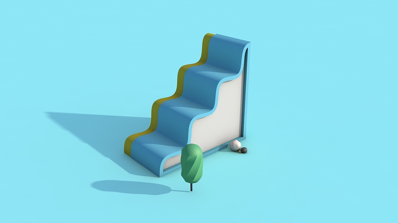 C4D滑梯（图ZMTc0NTE4MzI4） - 其他三维 - 站酷设计师小名叫晨晨原创素材 - 站酷ZCOOL
