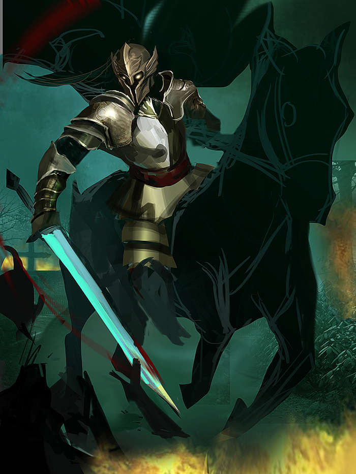 死灵骑士（图ZMTQxOTQzMjA=） - 概念设定 - 站酷设计师Pandaren_Z原创素材 - 站酷ZCOOL