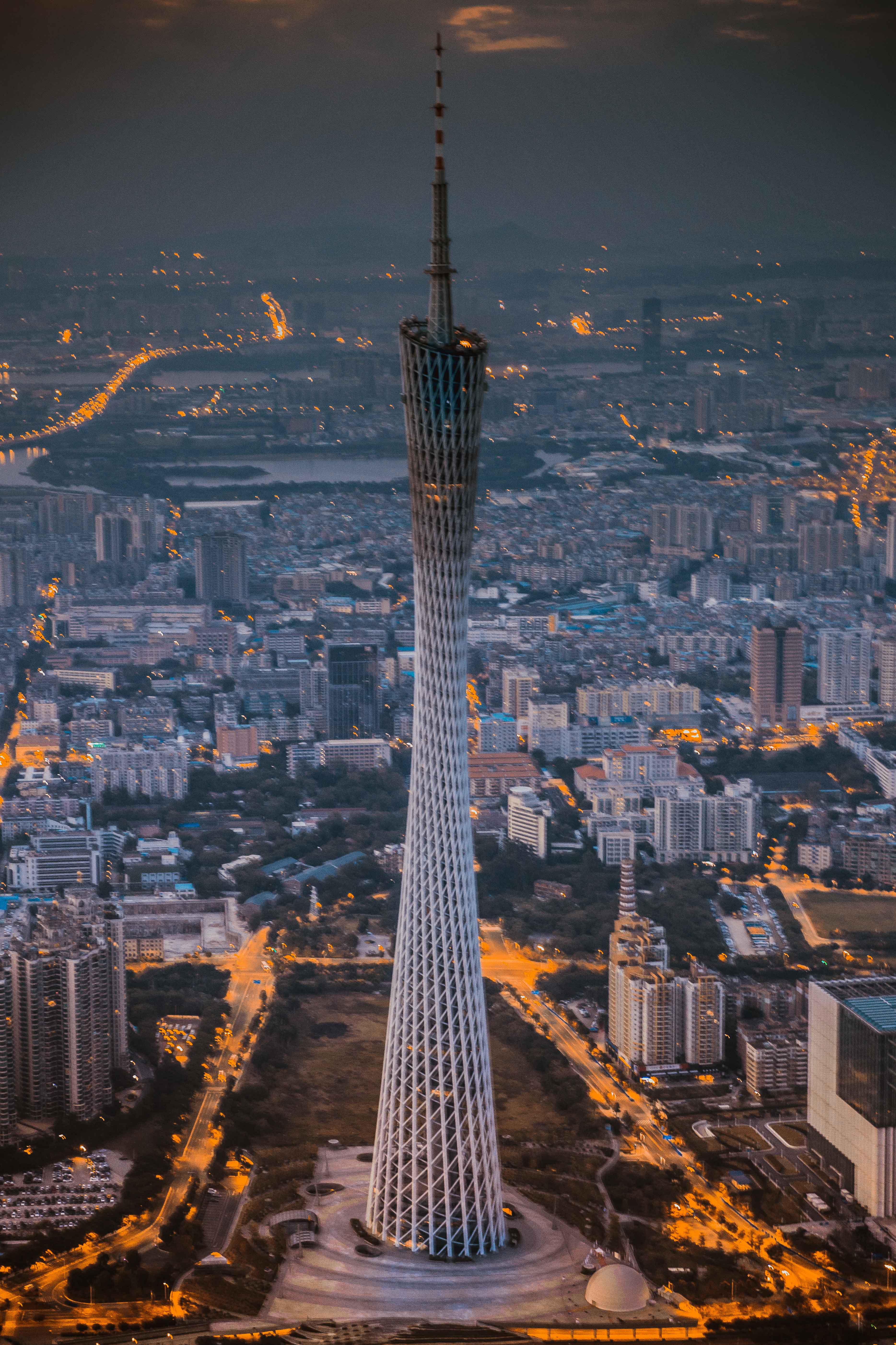 鸟瞰广州城市图片图片