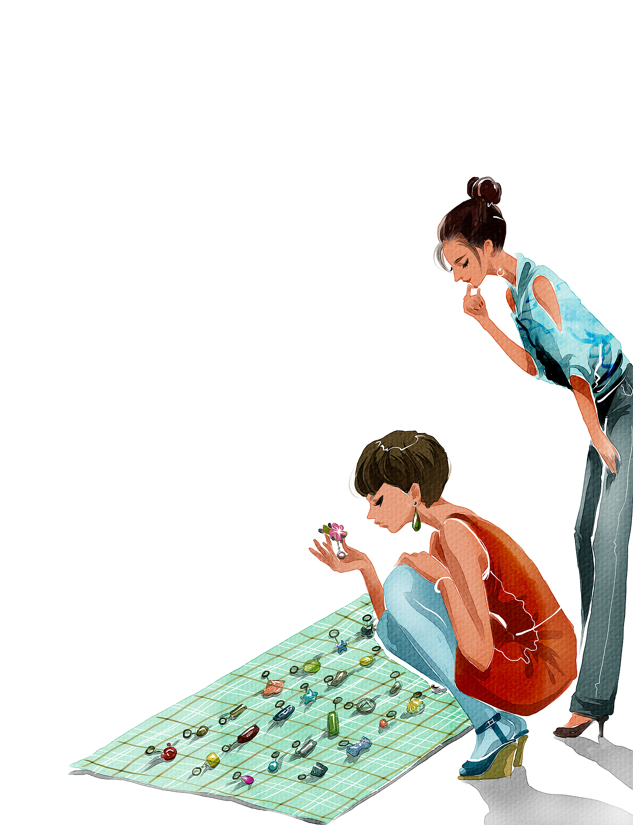 《女友》小说栏目插图