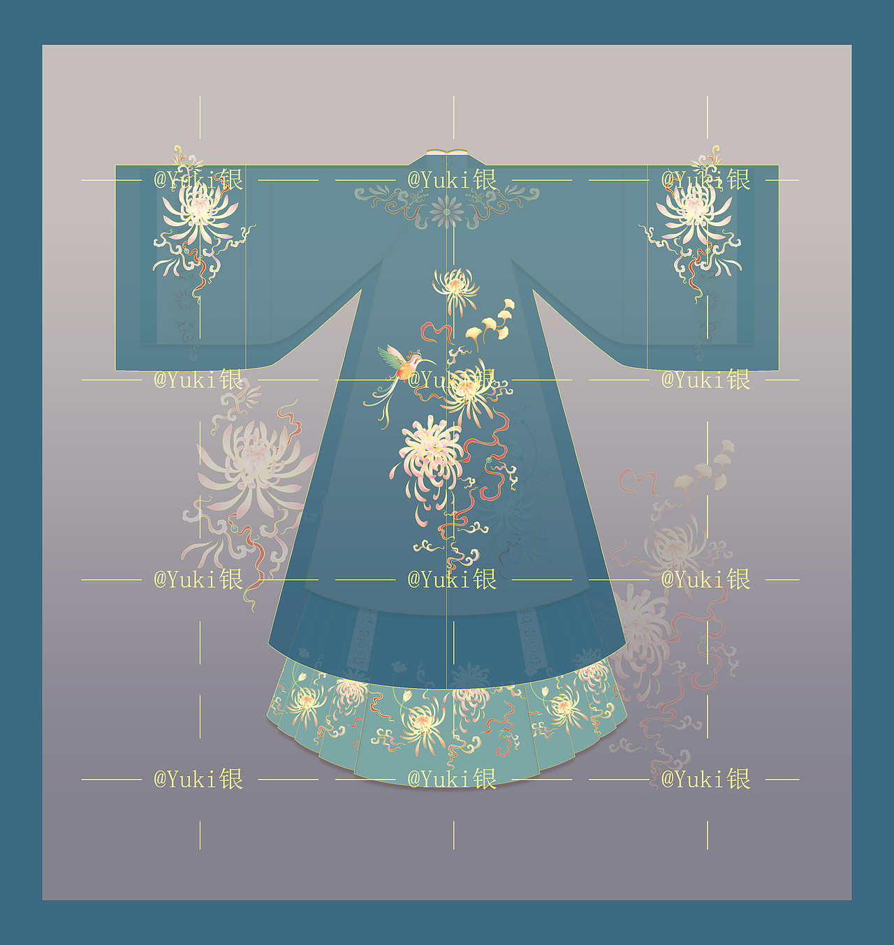 汉服设计近期约稿展示