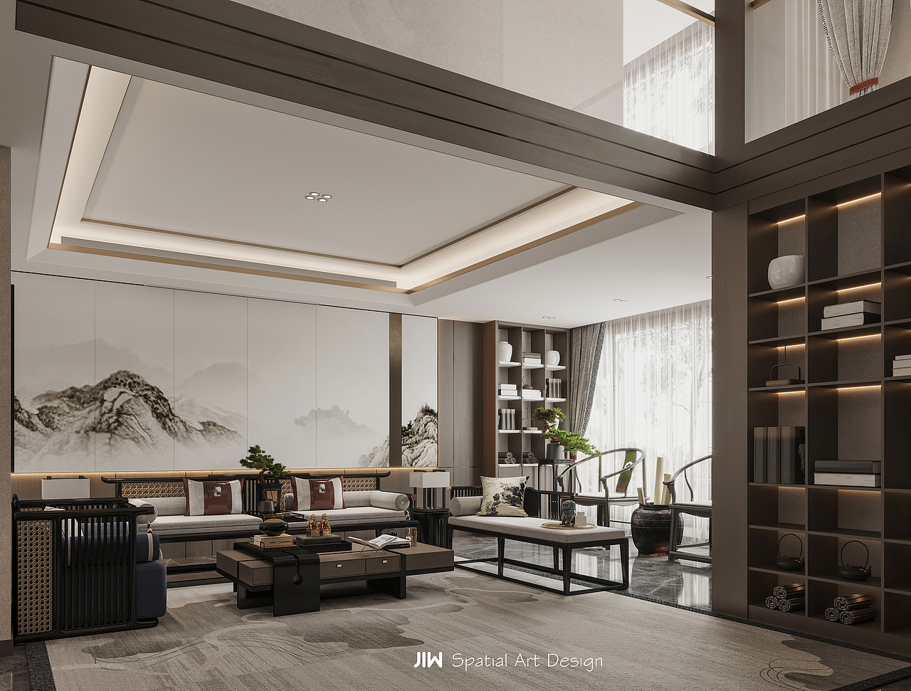 “"无为而治"”（图ZMjc2NDMxNTg4） - 家装设计 - 站酷设计师几物设计STUD1O原创素材 - 站酷ZCOOL