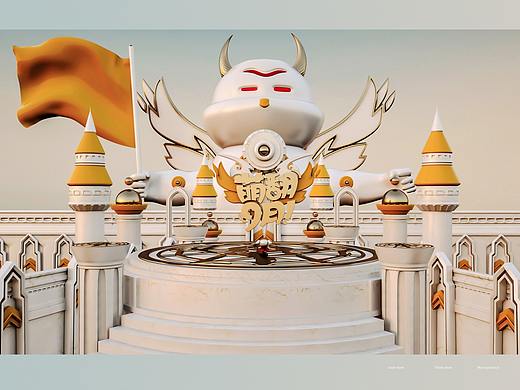 c4d场景建模渲染