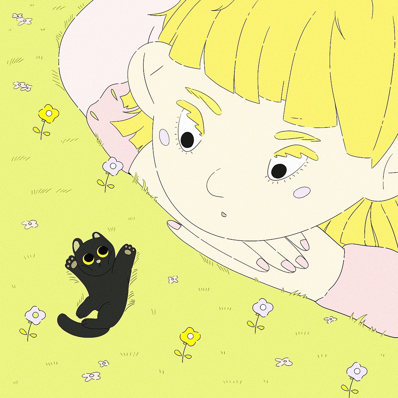 春日无限猫（图ZMzM2MDY3NjI0） - 艺术插画 - 站酷设计师西椰子原创素材 - 站酷ZCOOL