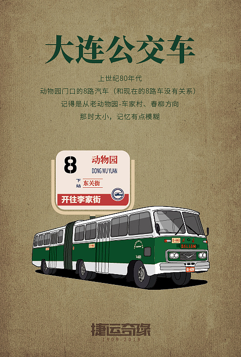 捷运奇缘-我的大连公交车记忆全图