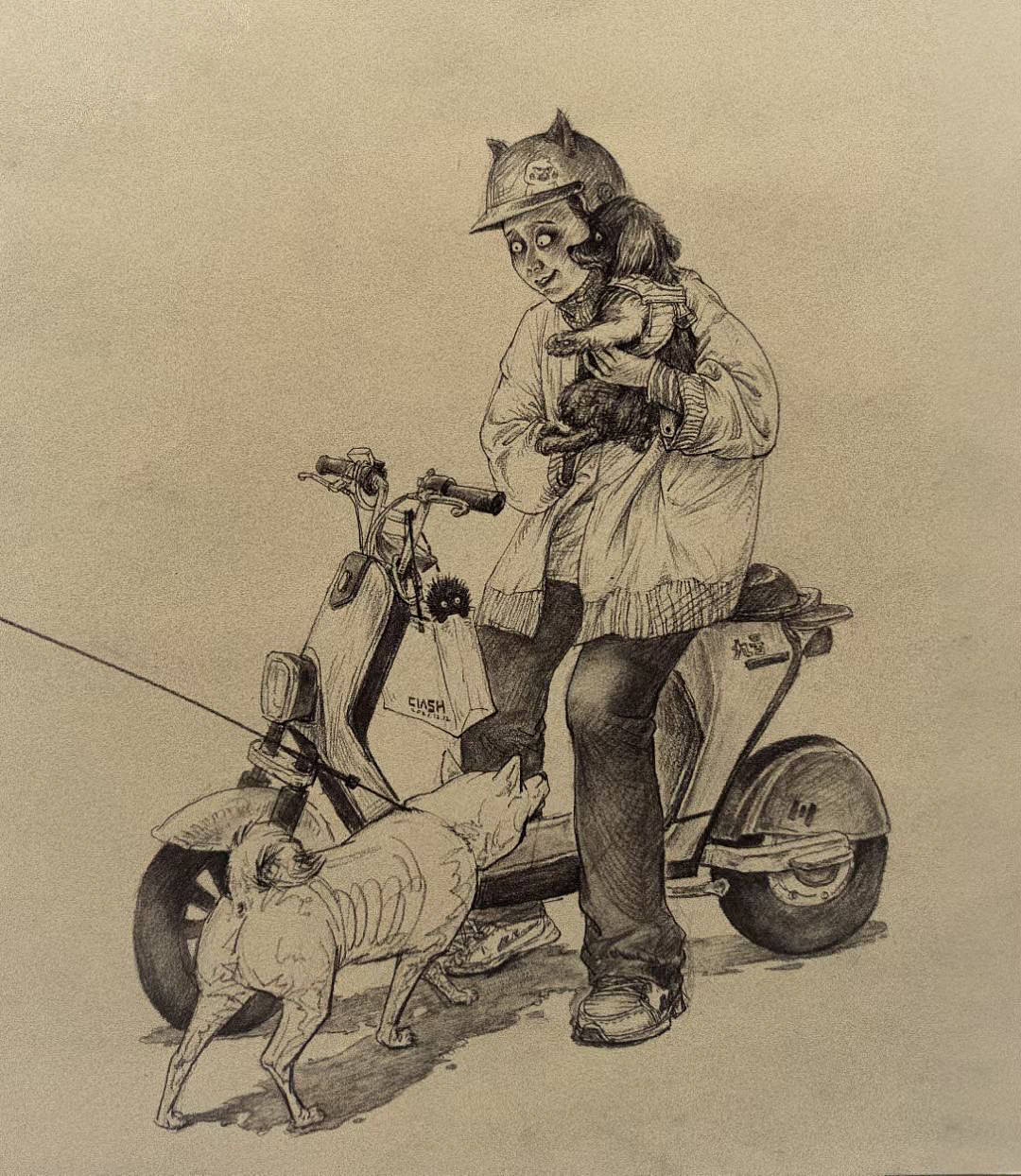 铅笔插画一组｜速写张冲｜总有一条线能勾起你的回忆！（图ZMjgxMjE0ODY4） - 艺术插画 - 站酷设计师衍升画室原创素材 - 站酷ZCOOL