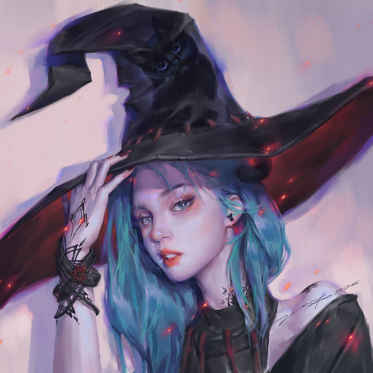 女巫喜欢么？（图ZMjA5ODAzMDAw） - 商业插画 - 站酷设计师ZWY惟怡原创素材 - 站酷ZCOOL