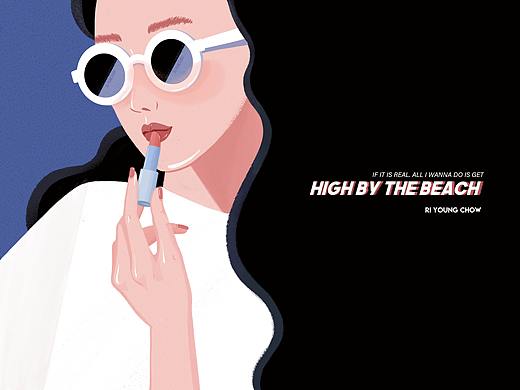 high by the beach · 沙滩嗨