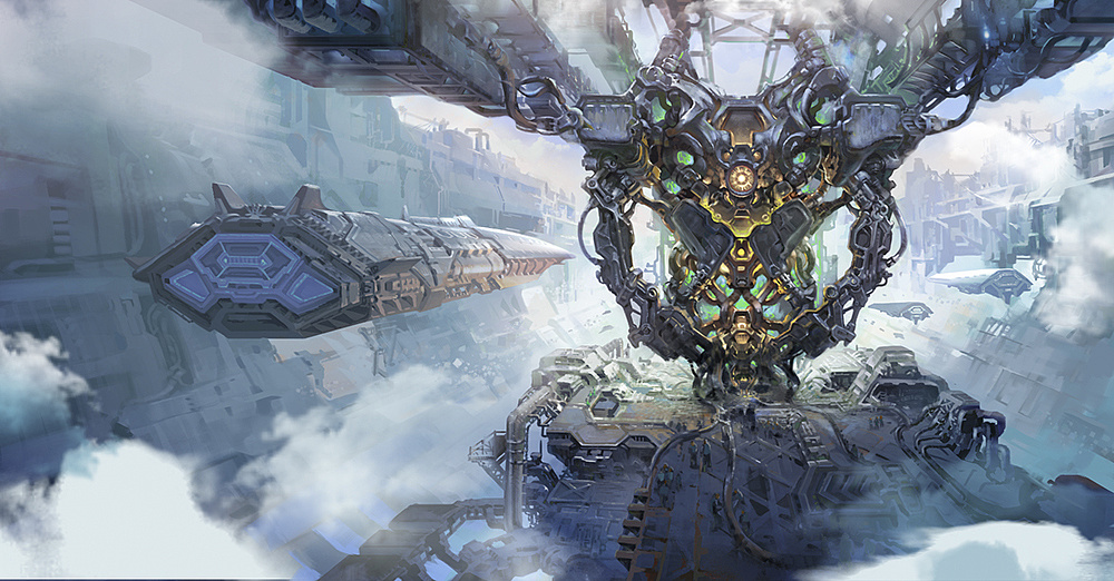 科幻|插画|游戏原画|didaomi - 原创作品 - 站酷 (zcool)