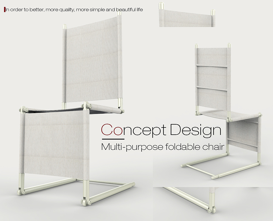 Multi-purpose foldable chair