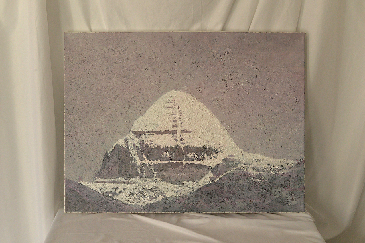 【油画创作】冈仁波齐