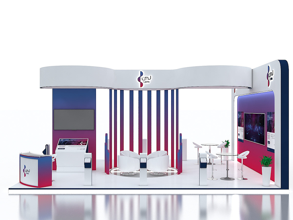 展会展位设计3D效果图