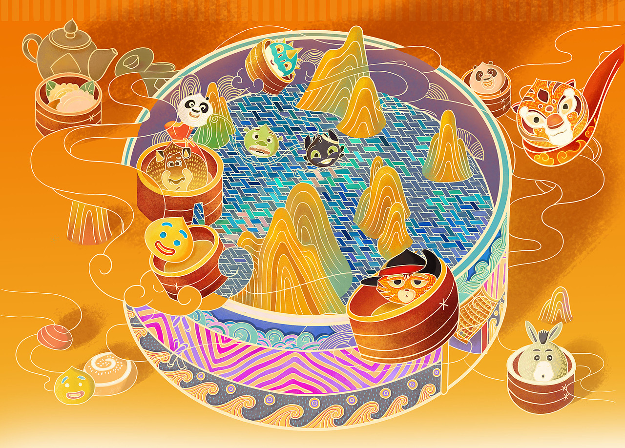 局部上色及刻画