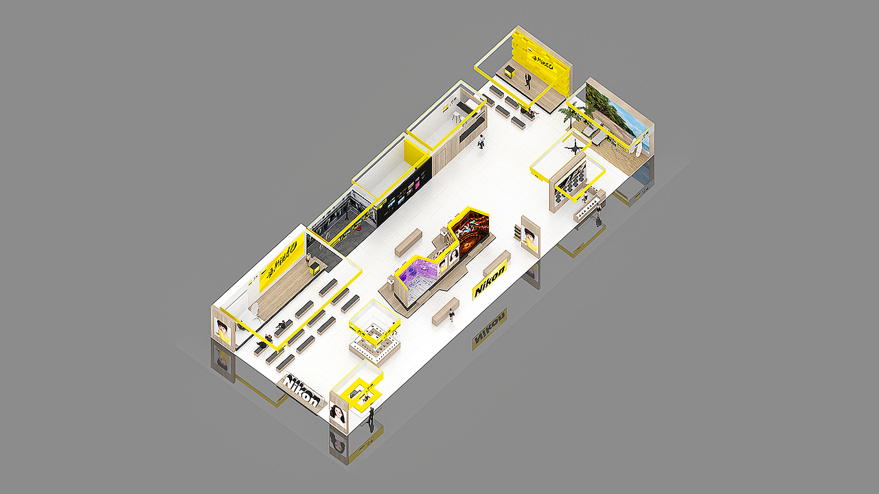 Nikon&Booth（图ZMTIwNTU3MTg0） - 展陈设计 - 站酷设计师xiangqi原创素材 - 站酷ZCOOL