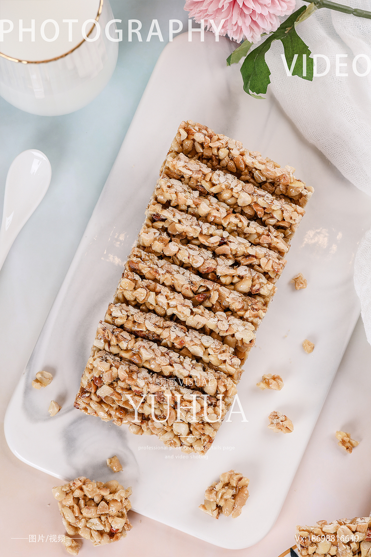 花生酥摄影芝麻酥白芝麻黑芝麻糖拍照零食休闲小吃拍摄